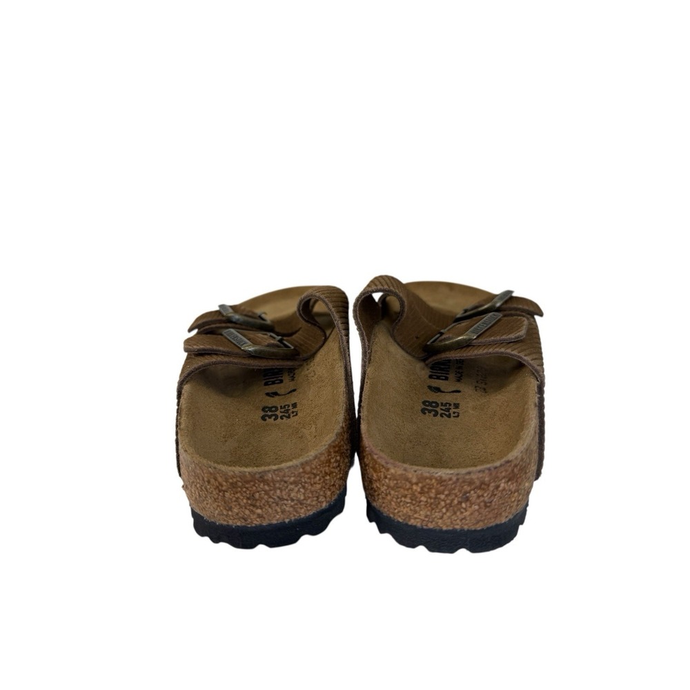 Birkenstock Arizona sandal Dark Tea Corduroy Suede Size 7 Women's No Box - Picture 4 of 6